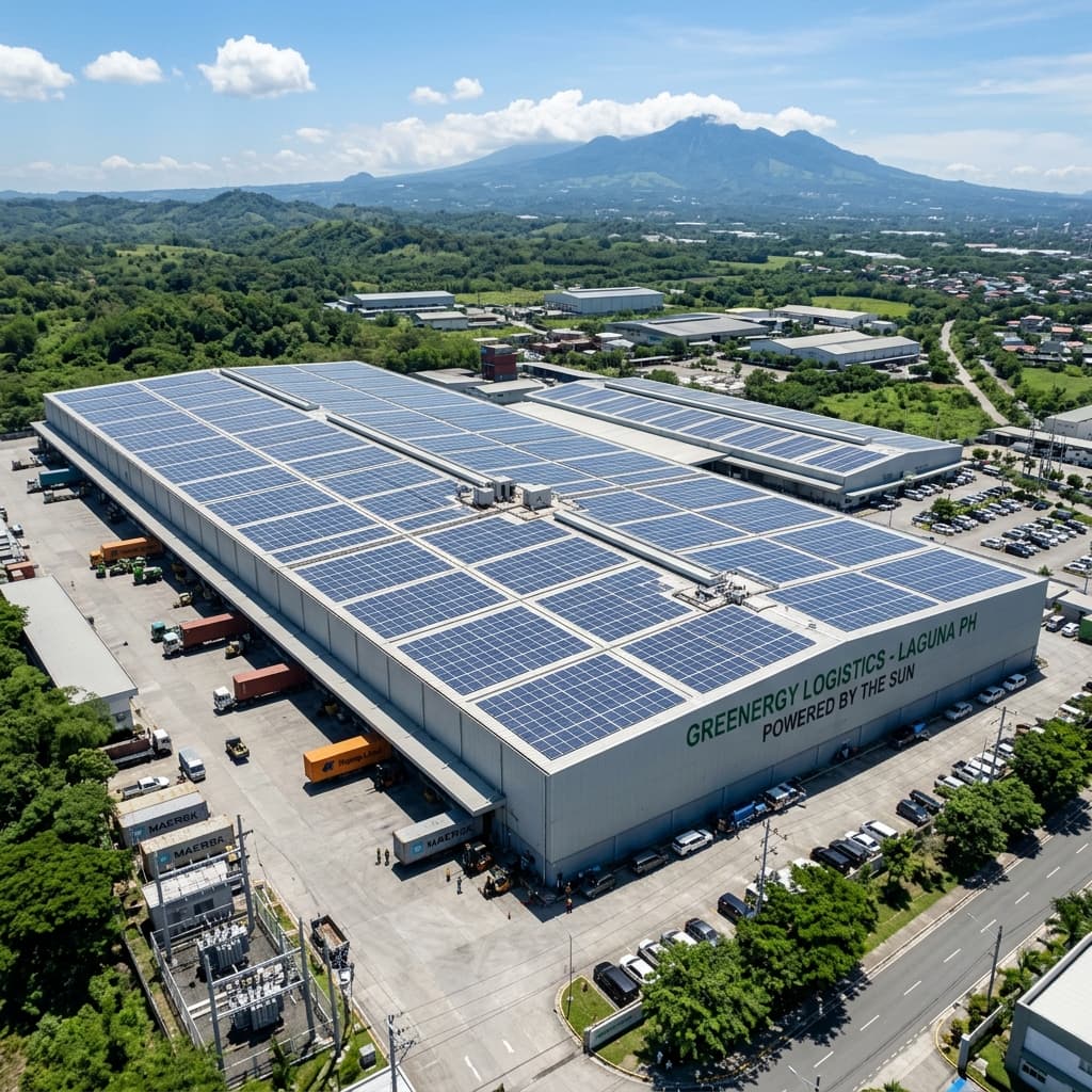 Industrial rooftop solar project